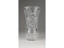 Régi hibátlan kristály váza 14 cm