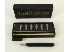 Régi Tusidor Graphos csőtoll készlet