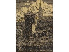 Ismeretlen művész : Német város