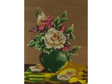 Virágcsendélet gobelin 63 x 52 cm