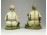 Jelzett Japán grés kerámia figura pár