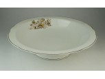Régi nagyméretű porcelán asztalközép kínáló