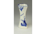 Delft Holland kerámia ibolyaváza 10 cm