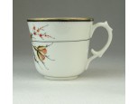 Régi aranyozott porcelán kávéscsésze