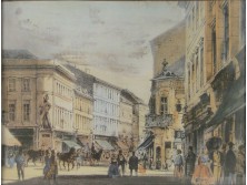 Régi vágható aranyozott képkeret 25 x 33 cm