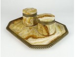 Antik porcelán kalamáris tintatartó