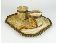 Antik porcelán kalamáris tintatartó