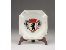 Régi kézifestett porcelán hamutál