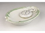 Zsebórás porcelán dísztálka
