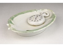 Zsebórás porcelán dísztálka