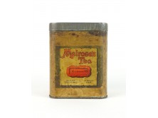 Régi Melrose's Tea pléhdoboz