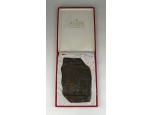 L Calidius sírkövének másolata bronz tábla