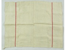 Régi lenvászon terítő 62 x 77 cm