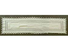Régi horgolt díszes asztalterítő 40 x 160 cm