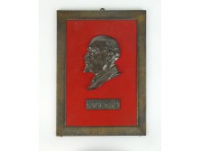 Bronz Lenin falikép fali dísz
