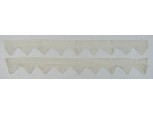 Régi csipke polcszegély kézimunka 2 x 110 cm