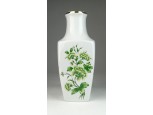 Virágmintás Hollóházi porcelán váza 24 cm