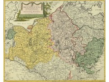 Antik Mecklenburg térkép másolat 1781