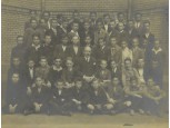 Régi iskolai fotográfia csoportkép RÁKOS