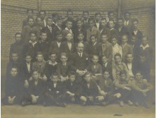Régi iskolai fotográfia csoportkép RÁKOS