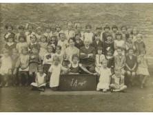 Régi iskolai fotográfia KOZMA GYULA