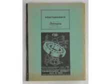 Malomipari Malomipari Pénztárkönyv 1941