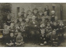 Régi iskolai fotográfia csoportkép 1923