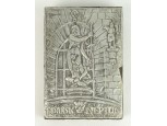 Neptun fali dísz tábla Gdansk 15 x 10 cm