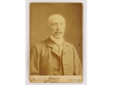 Antik férfi portré fotográfia Keglovich Emil