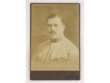 Antik férfi portré fotográfia Brenner testv