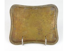 Antik W.M.F. rezezett tálca 15 x 18 cm
