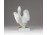 Régi Herendi porcelán liba talapzaton