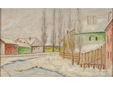 Pege László : Téli utca 1945