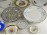 Régi jelzett porcelán tányér csomag 12 db