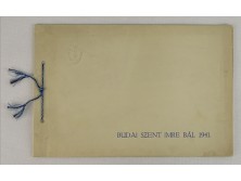 Budai Szent Imre bál 1941. meghívó