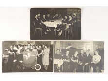 Régi Stefánia-est fotográfiák 3 darab 1938