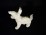 Régi Schaubach Kunst biszkvit fox terrier