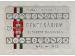 Centenáriumi Budapest Bajnokság emlékplakett