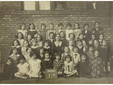 Antik iskolai osztálykép fotográfia 1931-32