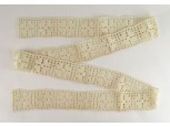 Régi csipke polcszegély kézimunka 230 cm