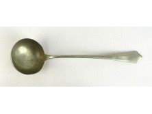 Régi nagyméretű alpakka merőkanál 32.5 cm
