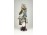 Porcelánfejű kislány baba macival 32.5 cm