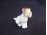 Régi porcelán mini kutya foxi