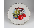 Las Vegas porcelán dísztányér 20 cm