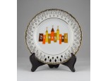 Disneyland áttört porcelán dísztányér 16 cm