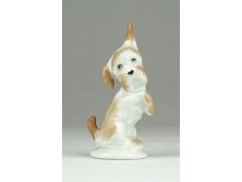 Régi Aquincum porcelán kiskutya