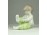 Jelzett Aquincumi porcelán kislány figura