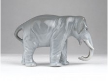 Régi kisméretű porcelán elefánt 6.5 cm