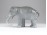 Régi kisméretű porcelán elefánt 6.5 cm