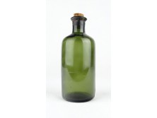 Antik gyógyszertári zöld patika üveg 125 ml